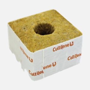 Cultilene Steinwollwürfel  7,5 x 7,5 x 6,5 cm Loch 28mm